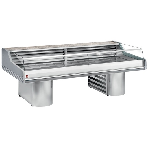 [SG35BS/A1] Refrigerated display counter with glass " Self-Service ", on bases