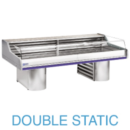 [SG35BS/B1] Refrigerated display counter with glass " Self-Service ", on bases
