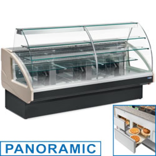 [UT22/A4] Refrigerated display counter, static, drawer system, without reserve