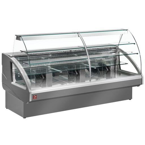 [UT14/G5-R2] Refrigerated display counter, static, drawer system, without reserve - GREY