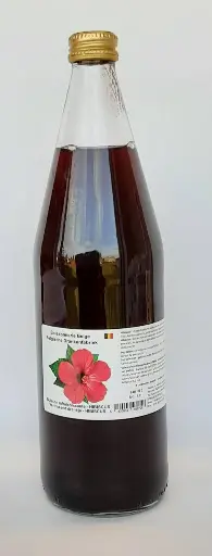 1.4 Boisson Hibiscus, en bouteille de verre de 750 ml (12 bouteilles dans un carton), 05430003569726, pour grossistes..