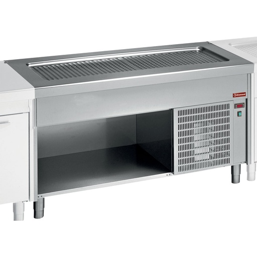 [S80/RPT12] Refrigerated top unit on open cupboard 3x GN1/1