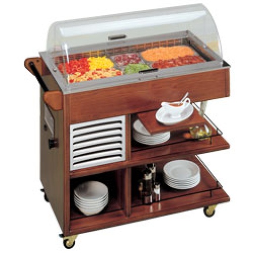 [CARRETTINO10] Refrigerated trolley for desserts or hors-d'oeuvre