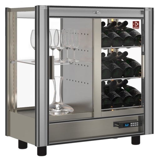 [PVV-4/TR] Refrigerated winecooler Lt. 216 - Through - Modulable