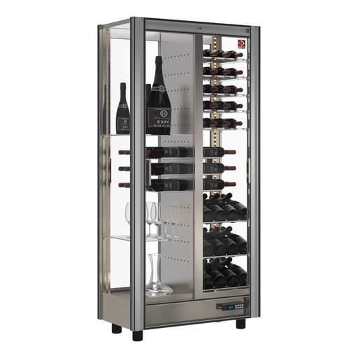 [GVV-4/TR-R2] Refrigerated winecooler Lt. 530 - Through - Modulable