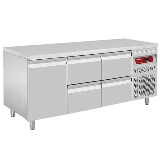 [DT178/P9_2XCA1/2-P9] Refrigerating table composed of :