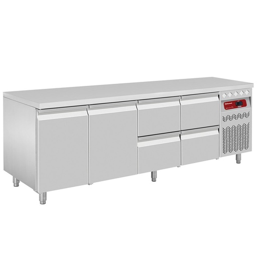 [DT224/P9_2XCA1/2-P9] Refrigerating table composed of :