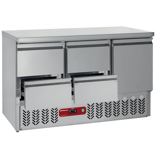 [SA3/R6_2XGC1/2/R6] Refrigerating table composed of :