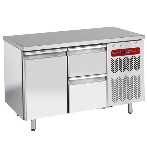 [TG2N/H-R2_1XK1/2-H] Refrigerating table composed of :