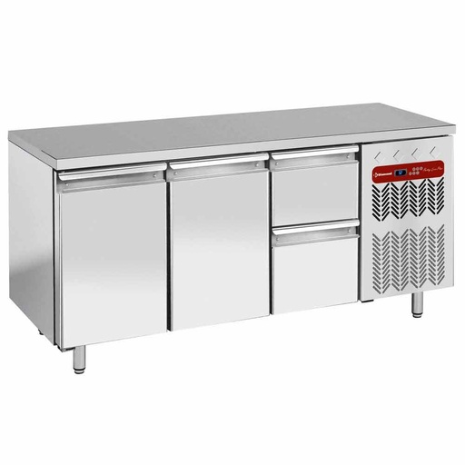 [TG3N/H-R2_1XK1/2-H] Refrigerating table composed of :