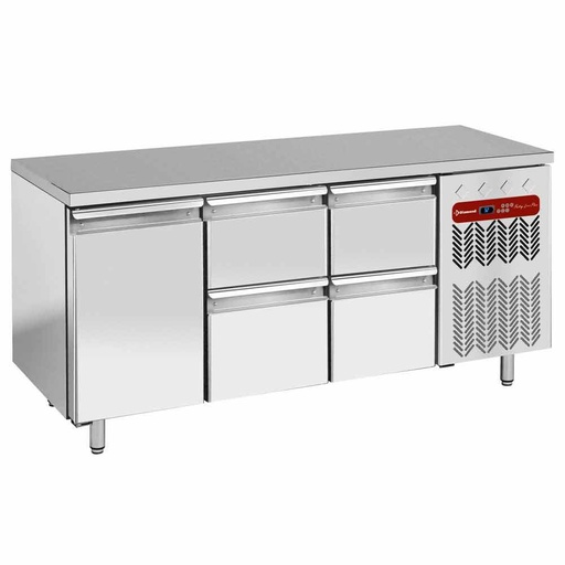 [TG3N/H-R2_2XK1/2-H] Refrigerating table composed of :