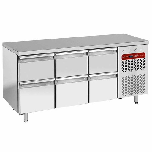[TG3N/H-R2_3XK1/2-H] Refrigerating table composed of :