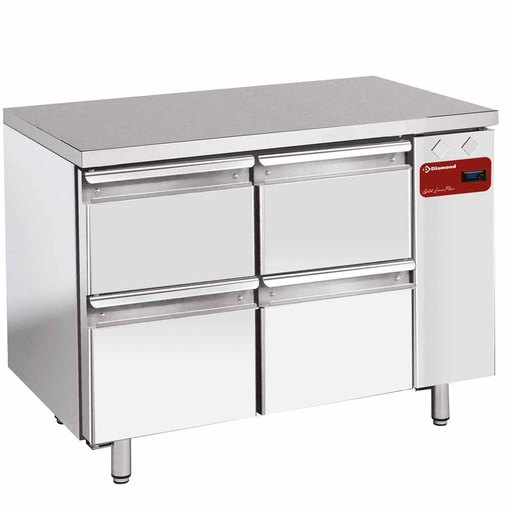 [TS2N/H_2XK1/2-H] Refrigerating table composed of :