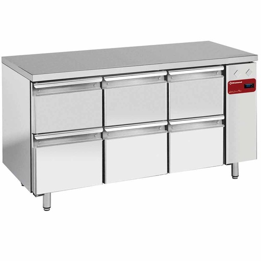 [TS3N/H_3XK1/2-H] Refrigerating table composed of :