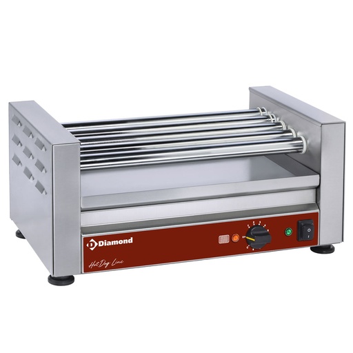 [CSX/5R-N] Sausaged grill electric, 5 rollers