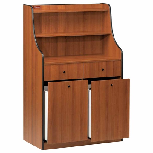 [MD/145] Service element, 2 drawers, 2 hoppers, "Birch"