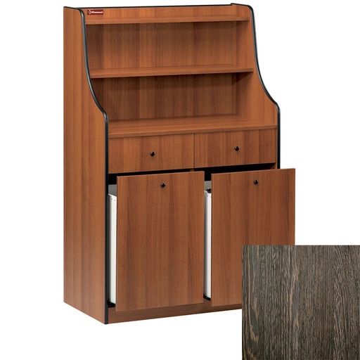 [MD/145W] Service element, 2 drawers, 2 hoppers, "WengÃ©"