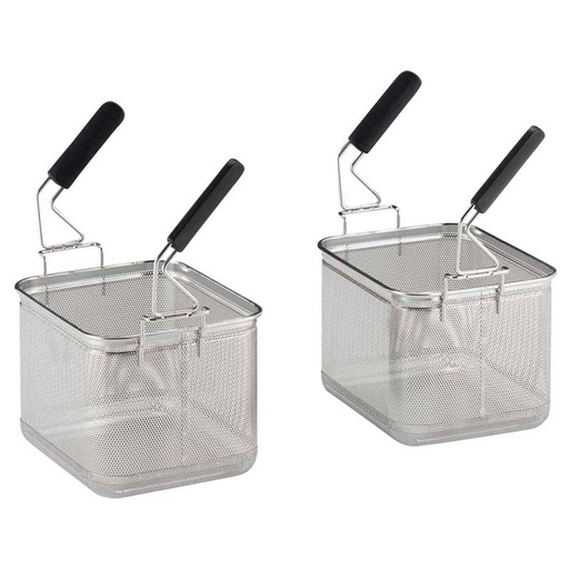 [A22/ST-2X12] Set 2 baskets 40 Lt (2x GN 1/2) for pasta cooker