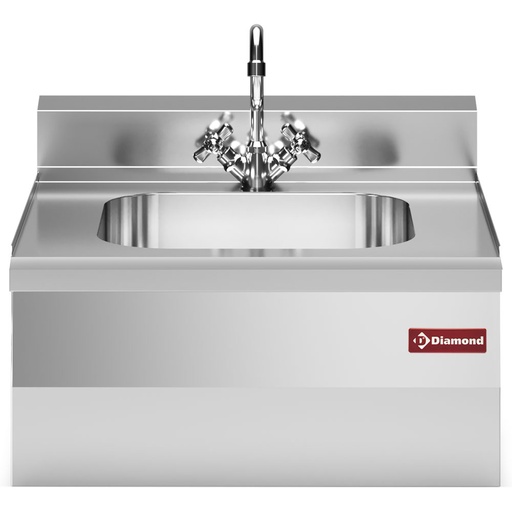 [N60/LV6T-N] Sink 400x400xh200 with mixing tap and siphon