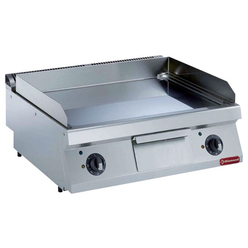 [E17/PL8T-N] Smooth electric cooking plate, smooth -TOP-