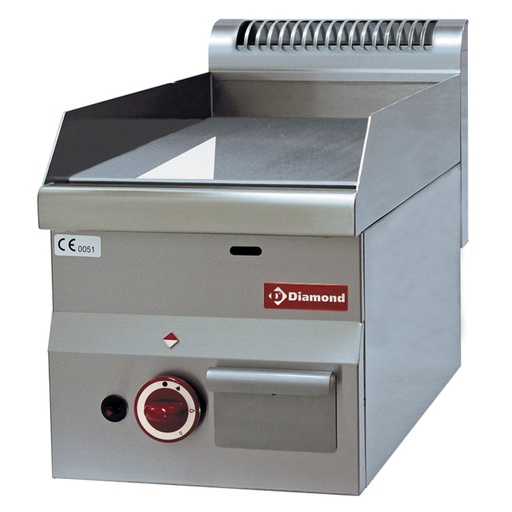 [G60/PLCD3T] Smooth gas cooking plate "chromium" -Top-