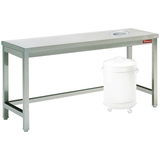 [TS1470] Sorting table with opening for waste
