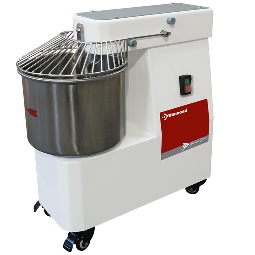 [NT10/M1] Spiral kneader 10 Liters, on wheels