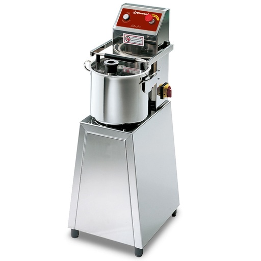 [CSP2/15Z] Stainless steel cutter, 15 liters, on base, 2 speeds