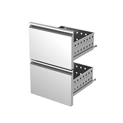 [K-T1/2] Stainless steel drawer block kit (1/2 + 1/2) x KBR€¦