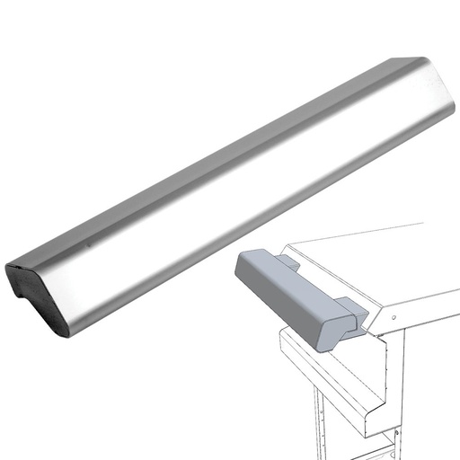 [A1/MAI45] Stainless steel plates shelf - 450 mm - PASS-THROUGH