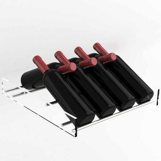 [OP4-C] Structure with lateral plexiglass and aluminum rods