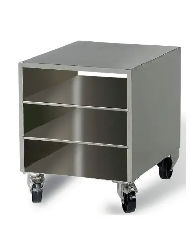 [VCM/R] Support in stainless steel for vacuum machine, on wheels