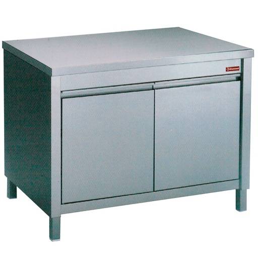 [TA67/M] Table on neutral cupboard 2 doors           