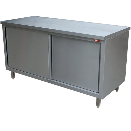 [TAP127/B] Table on neutral cupboard, sliding doors, "pass through"