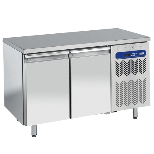 [TG2N/L] Ventilated refrigerated table, 2 doors GN 1/1