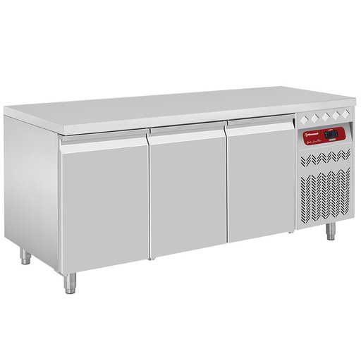 [DT178/P9] Ventilated refrigerated table, 3 doors GN 1/1, 405 Lit.