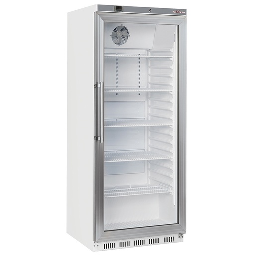 [WR-PG61-LG-2EME] Armoire frigorifique GN 2/1, porte vitrée, ventilée, 600 Litres - blanc