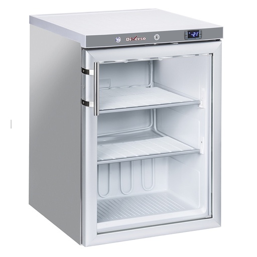 [WR-NG21-XV] Congélateur statique, porte vitrée, 200 litres - acier inox