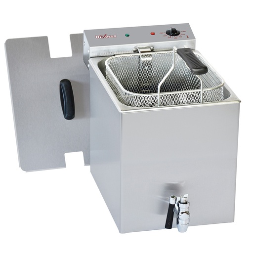 [WR-FES8-RV-LIQ] Friteuse électrique.de table 8 Lit.+ robinet de vidange