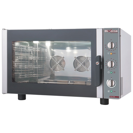 [WR-FCV4-M] Four électrique vapeur-convection, 4x GN 1/1 ou 600x400 mm