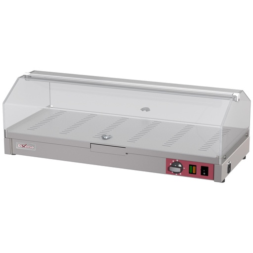 [WR-EVC1-58] Vitrine chauffante à poser, 1 étage L800mm