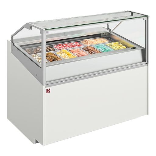 [TORO17-V11] Comptoir à crème glacée 13 bacs inox (360x165)
