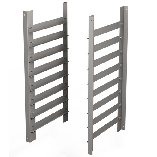 [STG64-BP-1] Structures à platines, 8 niveaux, pour piètement