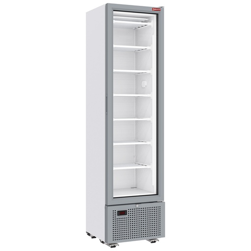 [SSN33-SW] Vitrine ventilée négative vitrée 221 litres - 7 niveaux fixes - BLANCHE