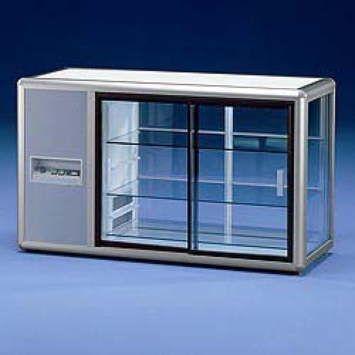 [ORIZONT200QSELF-AL-2] Vitrine réfrigérée, 3 faces vitrées