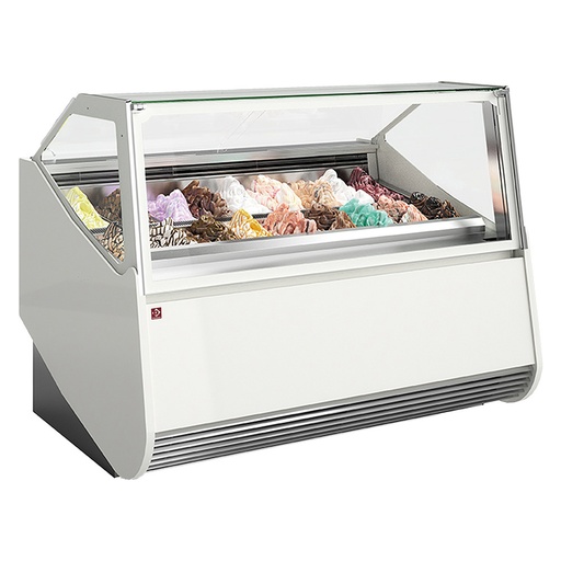 [MONT11-V1] Comptoir à crème glacée 12 bacs inox (360x165)