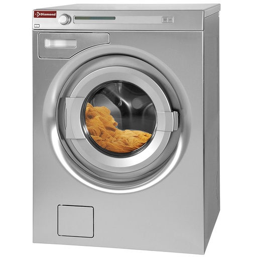 [ML80-PU-LIQ] Lave-essoreuse "Inox-Titanium", avec pompe de décharge 8 Kg