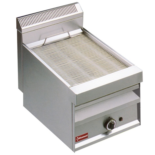 [GV407] Grill-vapeur gaz avec grille de cuisson en "O" -Top-