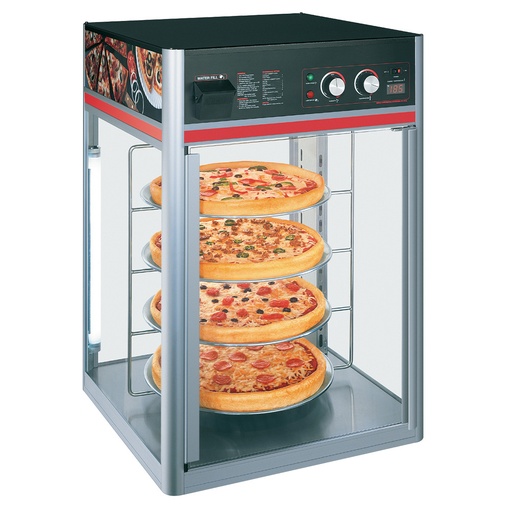 [DLVM-1] Vitrine chauffante à poser, 4 grilles rotatives