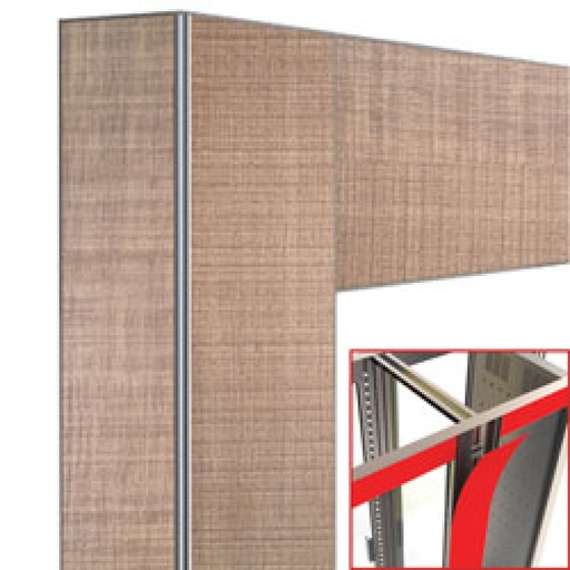[DE21-U-TK] Déco jonction 2x 216 Lt. Teak- magnétique